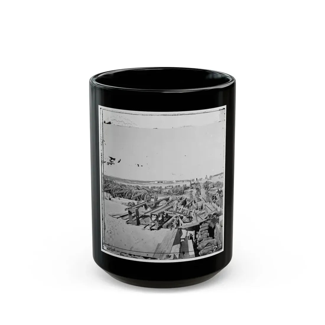 Morris Island, S.C. Ordnance Depot (U.S. Civil War) Black Coffee Mug 15oz - Go Mug Yourself