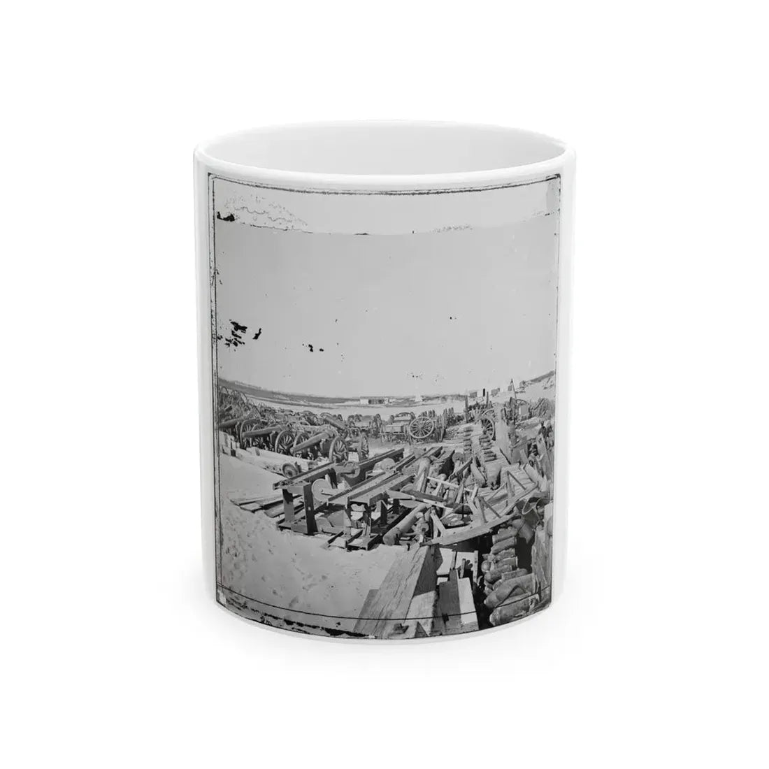 Morris Island, S.C. Ordnance Depot (U.S. Civil War) White Coffee Mug 11oz - Go Mug Yourself