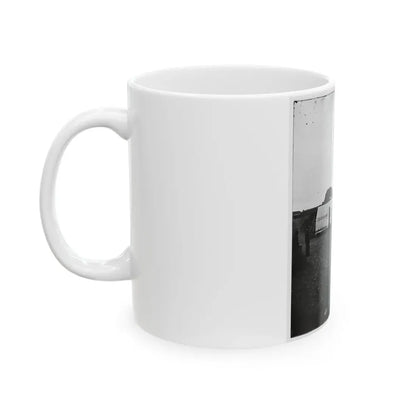 Morris Island, S.C. Quarters Of Federal Garrison Inside Fort Wagner (U.S. Civil War) White Coffee Mug - Go Mug Yourself