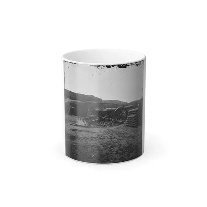 Morris Island, S.C. Two 100-Pdr. Parrott Guns and Stacks of Shells Inside Fort Putnam (U.S. Civil War) Color Changing Coffee Mug 11oz Default Title 11oz - Go Mug Yourself