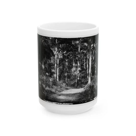 Morris Island, South Carolina 001 (U.S. Civil War) White Coffee Mug 15oz - Go Mug Yourself