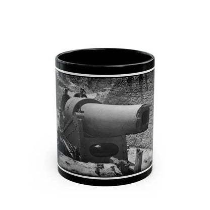 Morris Island, South Carolina. 300-Poinder Parrot Rifle After Bursting Of Muzzle (U.S. Civil War) Black Coffee Mug 11oz - Go Mug Yourself