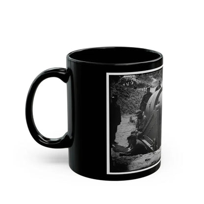 Morris Island, South Carolina. 300-Poinder Parrot Rifle After Bursting Of Muzzle (U.S. Civil War) Black Coffee Mug - Go Mug Yourself