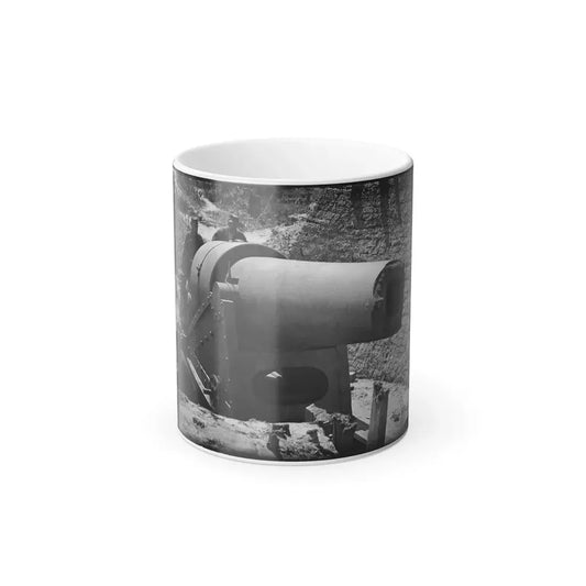 Morris Island, South Carolina. 300-Poinder Parrot Rifle After Bursting of Muzzle (U.S. Civil War) Color Changing Coffee Mug 11oz Default Title 11oz - Go Mug Yourself