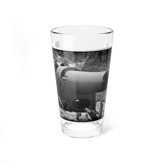 Morris Island, South Carolina. 300-Poinder Parrot Rifle After Bursting Of Muzzle (U.S. Civil War) Pint Glass 16oz 16oz - Go Mug Yourself