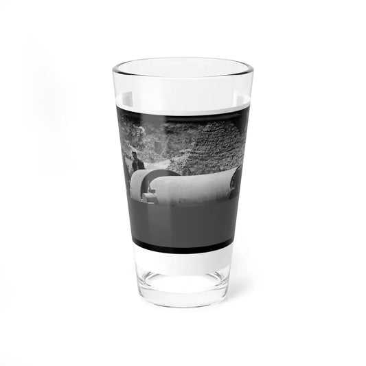 Morris Island, South Carolina. 300-Pounder Parrot Rifle After Bursting Of Muzzle (U.S. Civil War) Pint Glass 16oz 16oz - Go Mug Yourself
