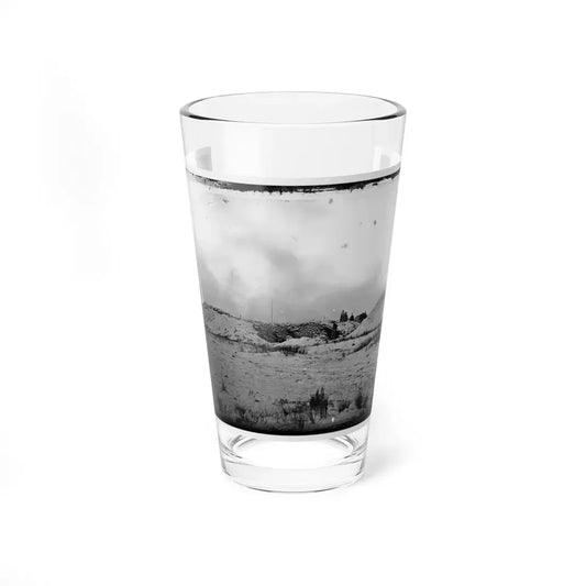 Morris Island, South Carolina. Battery Weed. Five 10-Inch Siege Mortars (U.S. Civil War) Pint Glass 16oz 16oz - Go Mug Yourself