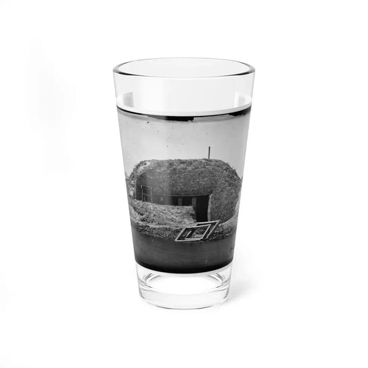 Morris Island, South Carolina. Bombproof For Telegraph Operator In Trenches (U.S. Civil War) Pint Glass 16oz 16oz - Go Mug Yourself