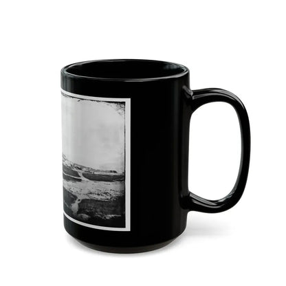 Morris Island, South Carolina. First Parallel (U.S. Civil War) Black Coffee Mug - Go Mug Yourself