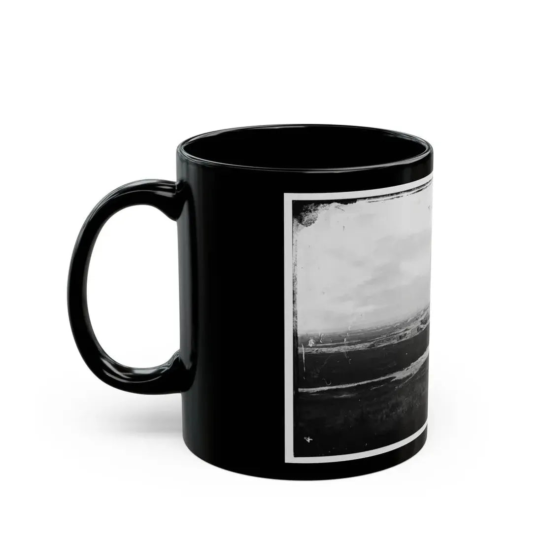 Morris Island, South Carolina. First Parallel (U.S. Civil War) Black Coffee Mug - Go Mug Yourself