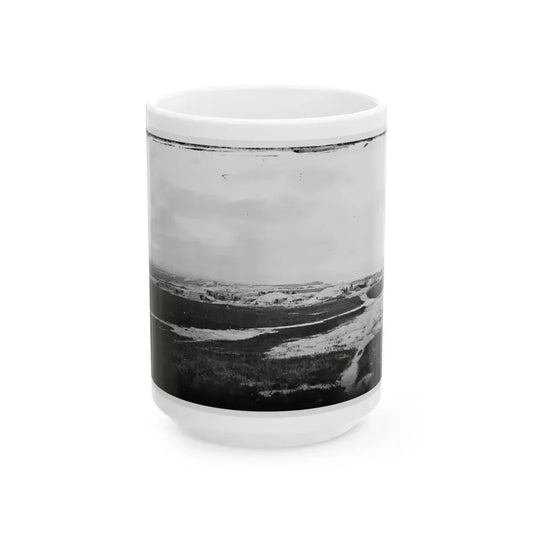 Morris Island, South Carolina. First Parallel (U.S. Civil War) White Coffee Mug 15oz - Go Mug Yourself