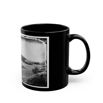 Morris Island, South Carolina. Fort Putnam, Formerly Confederate Battery Gregg (U.S. Civil War) Black Coffee Mug - Go Mug Yourself