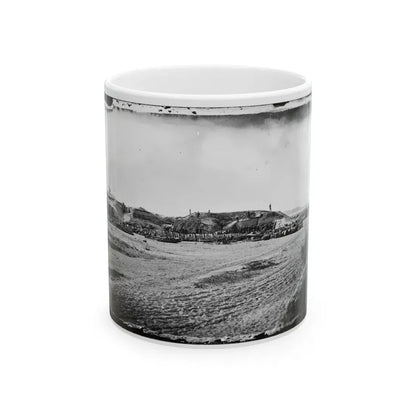 Morris Island, South Carolina. Fort Putnam, Formerly Confederate Battery Gregg (U.S. Civil War) White Coffee Mug 11oz - Go Mug Yourself
