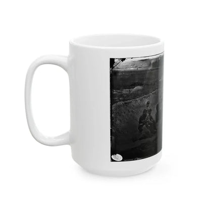 Morris Island, South Carolina. Full Sap (U.S. Civil War) White Coffee Mug - Go Mug Yourself