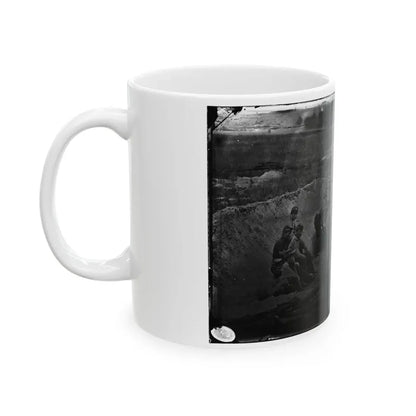 Morris Island, South Carolina. Full Sap (U.S. Civil War) White Coffee Mug - Go Mug Yourself