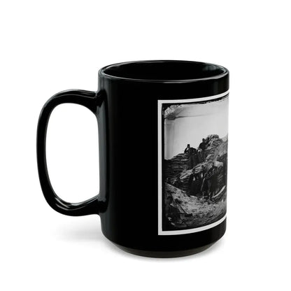 Morris Island, South Carolina. Headquarters Of Field Officer Of The Trenches. Second Parallel (U.S. Civil War) Black Coffee Mug - Go Mug Yourself