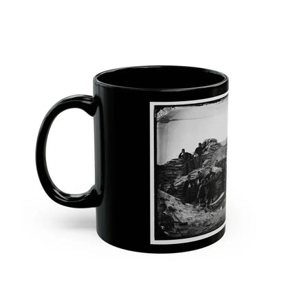 Morris Island, South Carolina. Headquarters Of Field Officer Of The Trenches. Second Parallel (U.S. Civil War) Black Coffee Mug - Go Mug Yourself