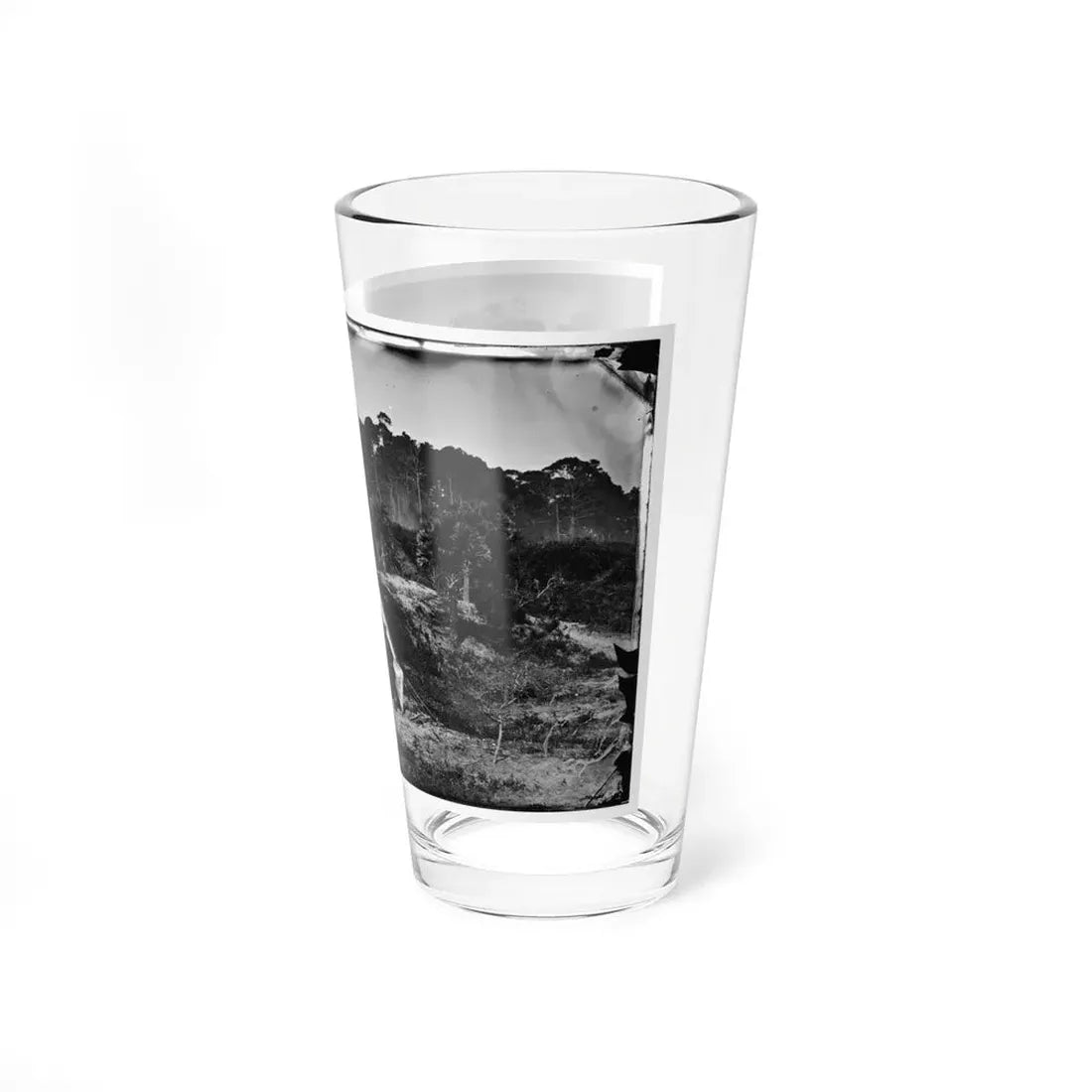 Morris Island, South Carolina. Two Men In Front Of Tent (U.S. Civil War) Pint Glass 16oz - Go Mug Yourself