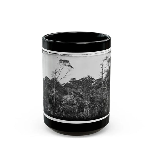 Morris Island, South Carolina (U.S. Civil War) Black Coffee Mug-15oz-Go Mug Yourself