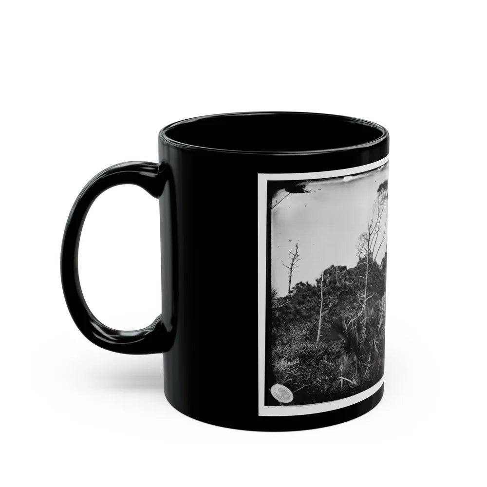 Morris Island, South Carolina (U.S. Civil War) Black Coffee Mug-Go Mug Yourself