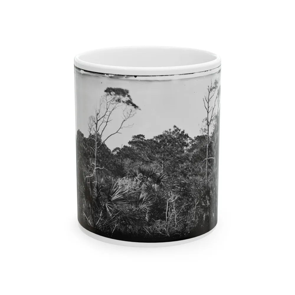 Morris Island, South Carolina (U.S. Civil War) White Coffee Mug-11oz-Go Mug Yourself