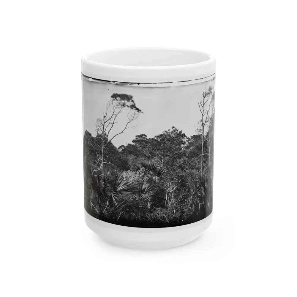 Morris Island, South Carolina (U.S. Civil War) White Coffee Mug-15oz-Go Mug Yourself