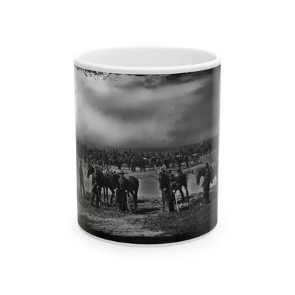 Morris Island, South Carolina. Unidentified Artillery Unit 001 (U.S. Civil War) White Coffee Mug 11oz - Go Mug Yourself