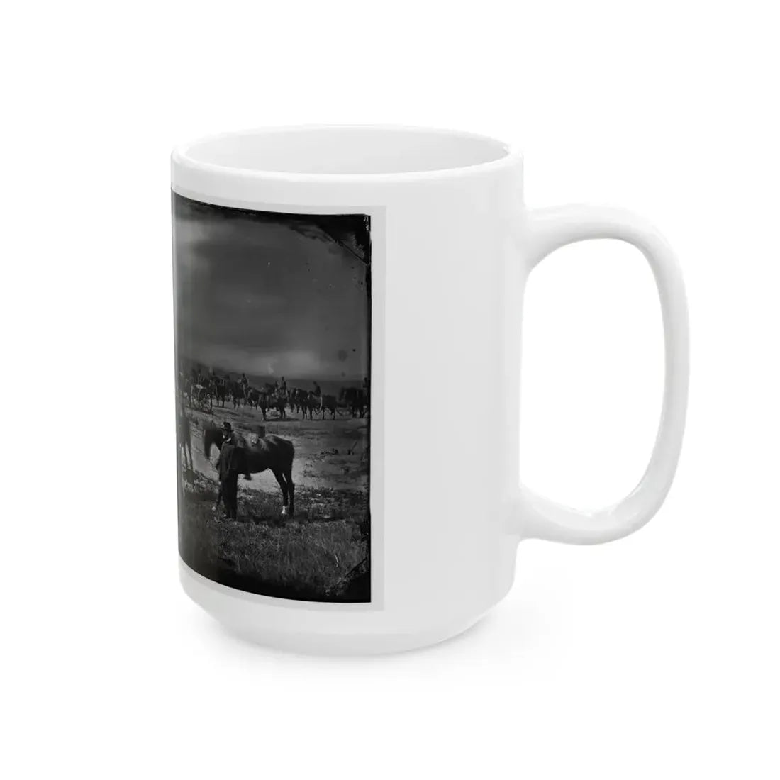 Morris Island, South Carolina. Unidentified Artillery Unit 001 (U.S. Civil War) White Coffee Mug - Go Mug Yourself