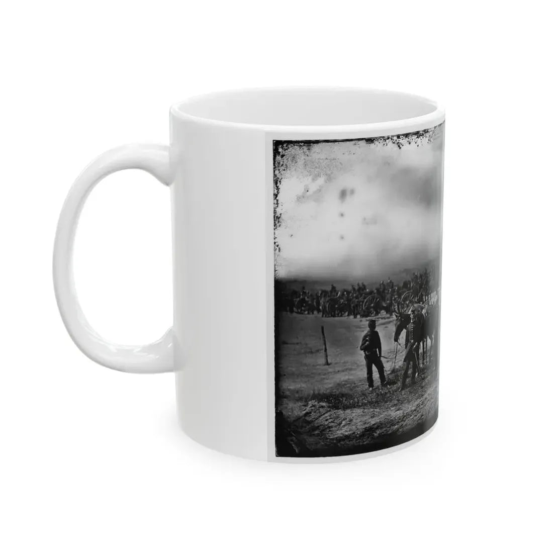 Morris Island, South Carolina. Unidentified Artillery Unit 001 (U.S. Civil War) White Coffee Mug - Go Mug Yourself