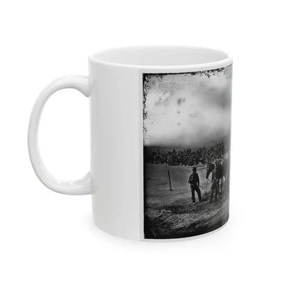 Morris Island, South Carolina. Unidentified Artillery Unit 001 (U.S. Civil War) White Coffee Mug - Go Mug Yourself