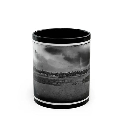 Morris Island, South Carolina. Unidentified Artillery Unit (U.S. Civil War) Black Coffee Mug 11oz - Go Mug Yourself
