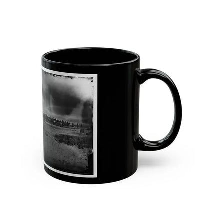 Morris Island, South Carolina. Unidentified Artillery Unit (U.S. Civil War) Black Coffee Mug - Go Mug Yourself
