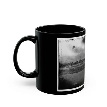 Morris Island, South Carolina. Unidentified Artillery Unit (U.S. Civil War) Black Coffee Mug - Go Mug Yourself