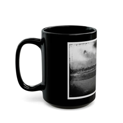Morris Island, South Carolina. Unidentified Artillery Unit (U.S. Civil War) Black Coffee Mug - Go Mug Yourself