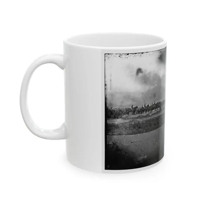 Morris Island, South Carolina. Unidentified Artillery Unit (U.S. Civil War) White Coffee Mug - Go Mug Yourself