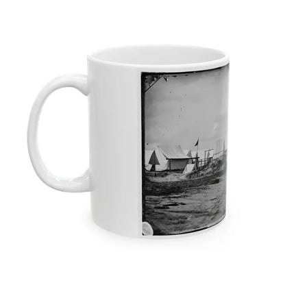 Morris Island, South Carolina. Unidentified Camp 001 (U.S. Civil War) White Coffee Mug - Go Mug Yourself