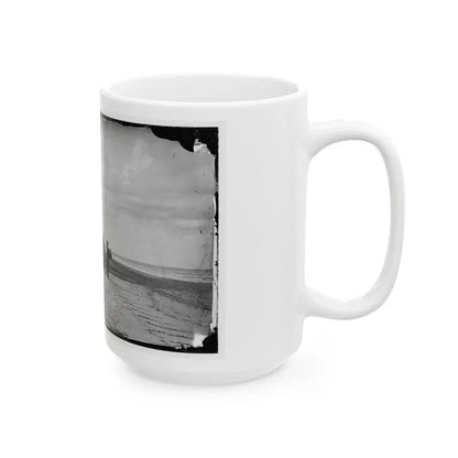 Morris Island, South Carolina. Unidentified Camp 001 (U.S. Civil War) White Coffee Mug - Go Mug Yourself