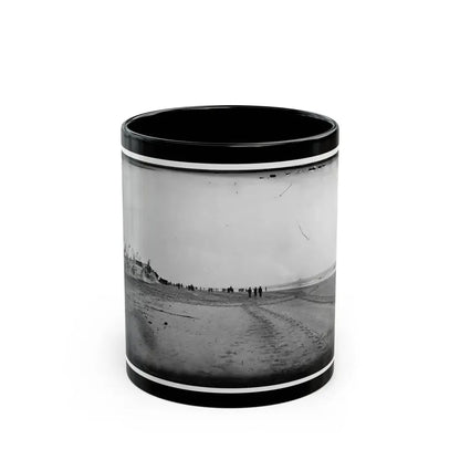 Morris Island, South Carolina. Unidentified Camp 002 (U.S. Civil War) Black Coffee Mug 11oz - Go Mug Yourself