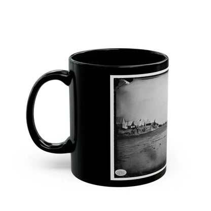 Morris Island, South Carolina. Unidentified Camp 002 (U.S. Civil War) Black Coffee Mug - Go Mug Yourself