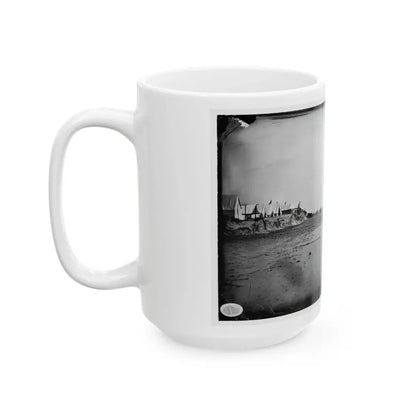 Morris Island, South Carolina. Unidentified Camp 002 (U.S. Civil War) White Coffee Mug - Go Mug Yourself