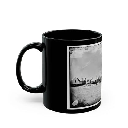 Morris Island, South Carolina. Unidentified Camp 003 (U.S. Civil War) Black Coffee Mug - Go Mug Yourself