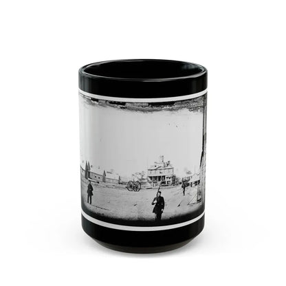 Morris Island, South Carolina. Unidentified Camp 004 (U.S. Civil War) Black Coffee Mug 15oz - Go Mug Yourself