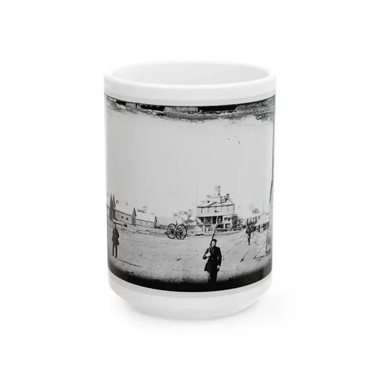 Morris Island, South Carolina. Unidentified Camp 004 (U.S. Civil War) White Coffee Mug 15oz - Go Mug Yourself
