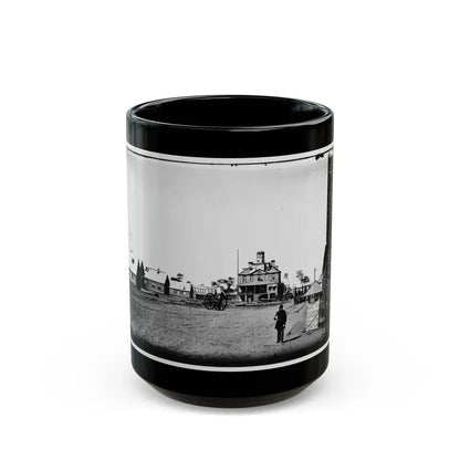Morris Island, South Carolina. Unidentified Camp 005 (U.S. Civil War) Black Coffee Mug 15oz - Go Mug Yourself