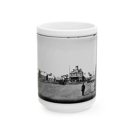 Morris Island, South Carolina. Unidentified Camp 005 (U.S. Civil War) White Coffee Mug 15oz - Go Mug Yourself