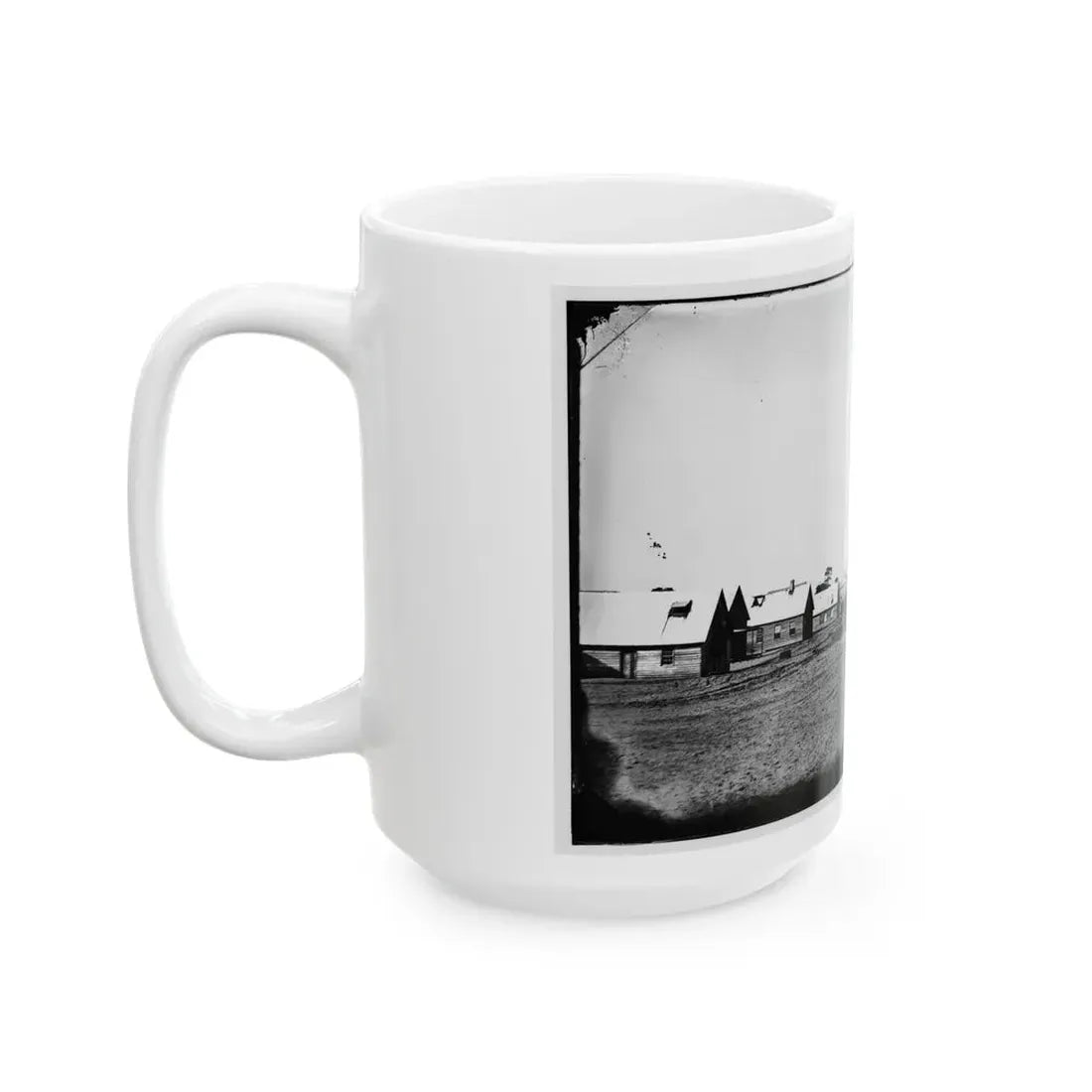 Morris Island, South Carolina. Unidentified Camp 005 (U.S. Civil War) White Coffee Mug - Go Mug Yourself