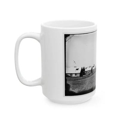 Morris Island, South Carolina. Unidentified Camp 005 (U.S. Civil War) White Coffee Mug - Go Mug Yourself