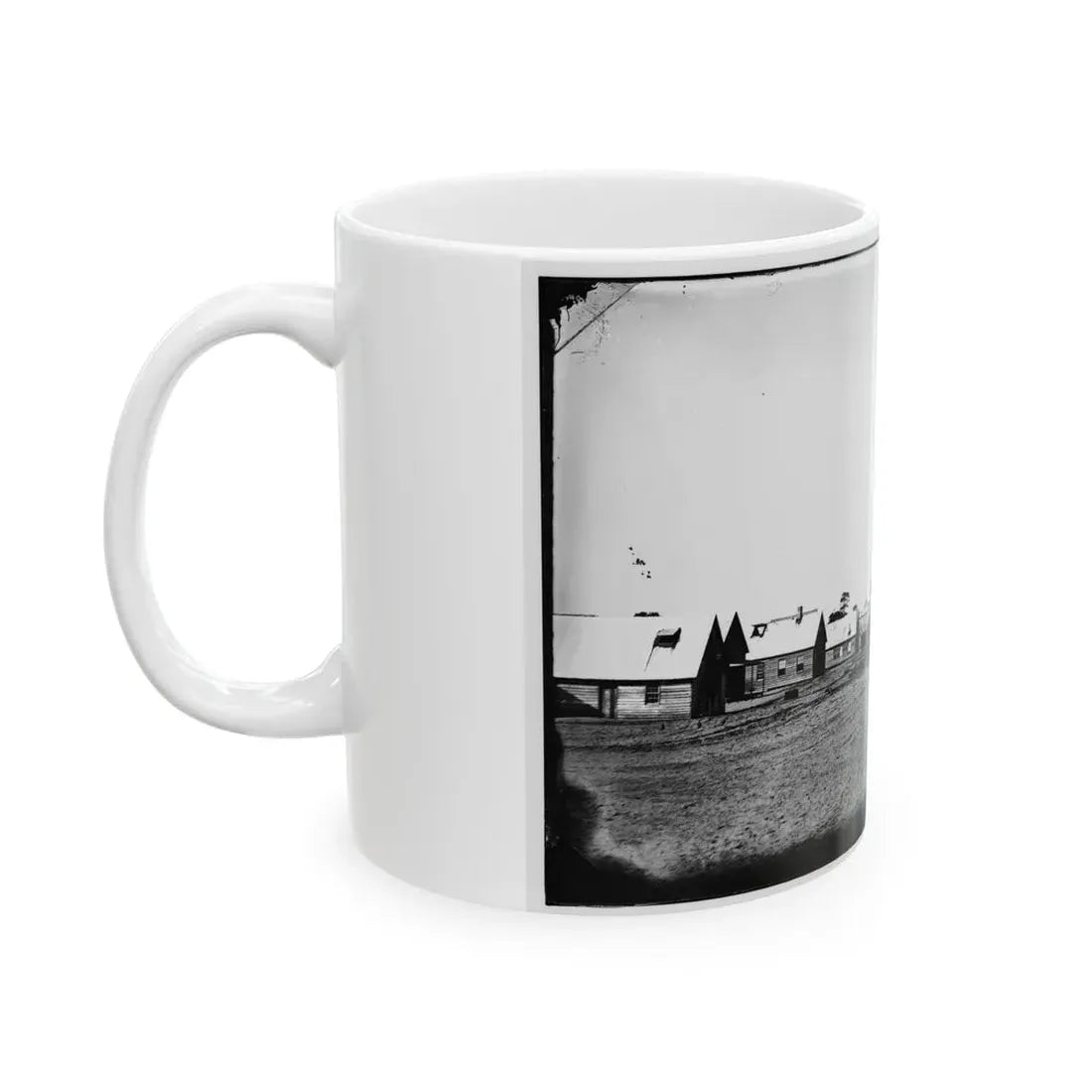 Morris Island, South Carolina. Unidentified Camp 005 (U.S. Civil War) White Coffee Mug - Go Mug Yourself