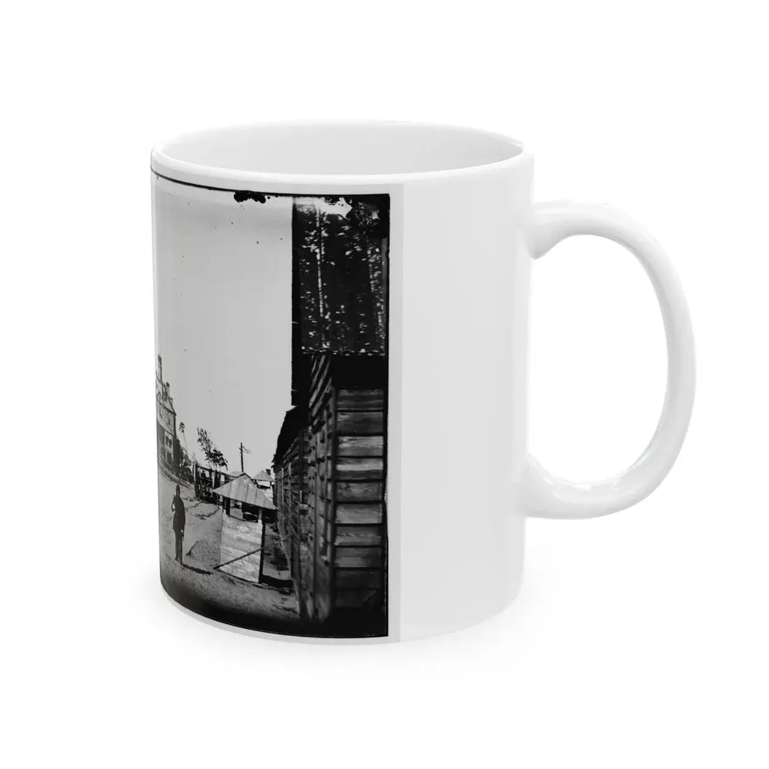 Morris Island, South Carolina. Unidentified Camp 005 (U.S. Civil War) White Coffee Mug - Go Mug Yourself