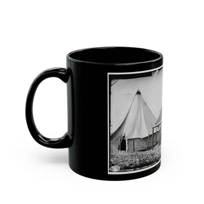 Morris Island, South Carolina. Unidentified Camp Scene (U.S. Civil War) Black Coffee Mug - Go Mug Yourself